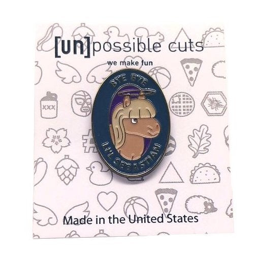 Lil Sebastian enamel pin