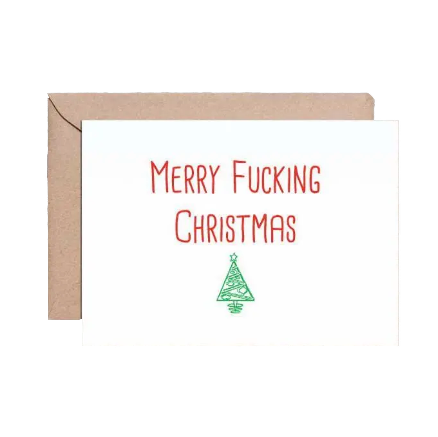 Merry Fucking Christmas greeting card