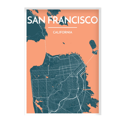 San Francisco Map Print