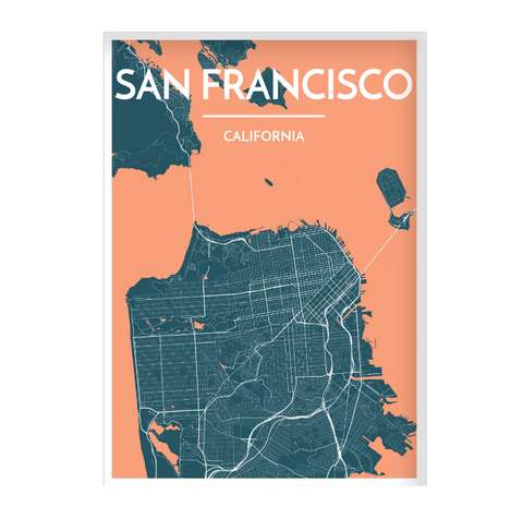 San Francisco Map Print