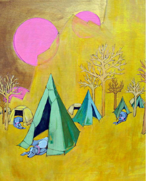 Pup Tent Art Print