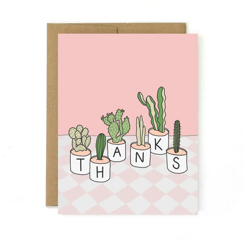 Thanks Plants Greeting Card