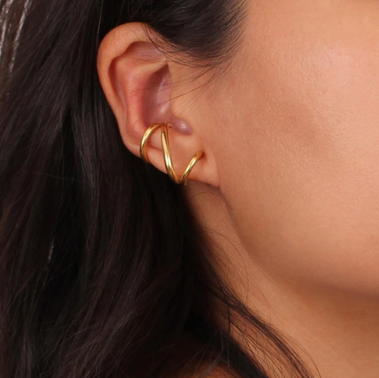 Triple Hoop Cuff Stud