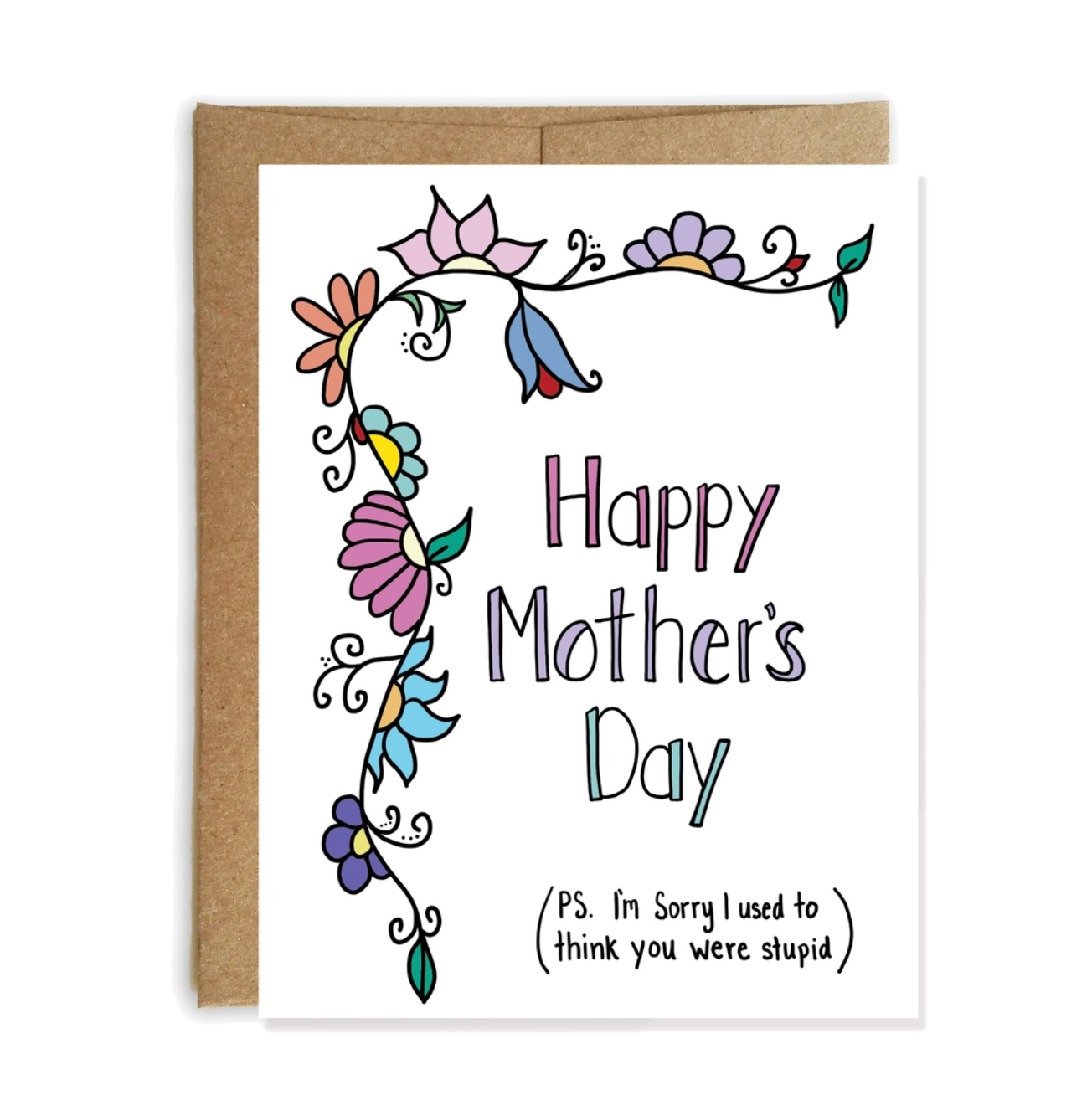 Sorry Mom greeting card