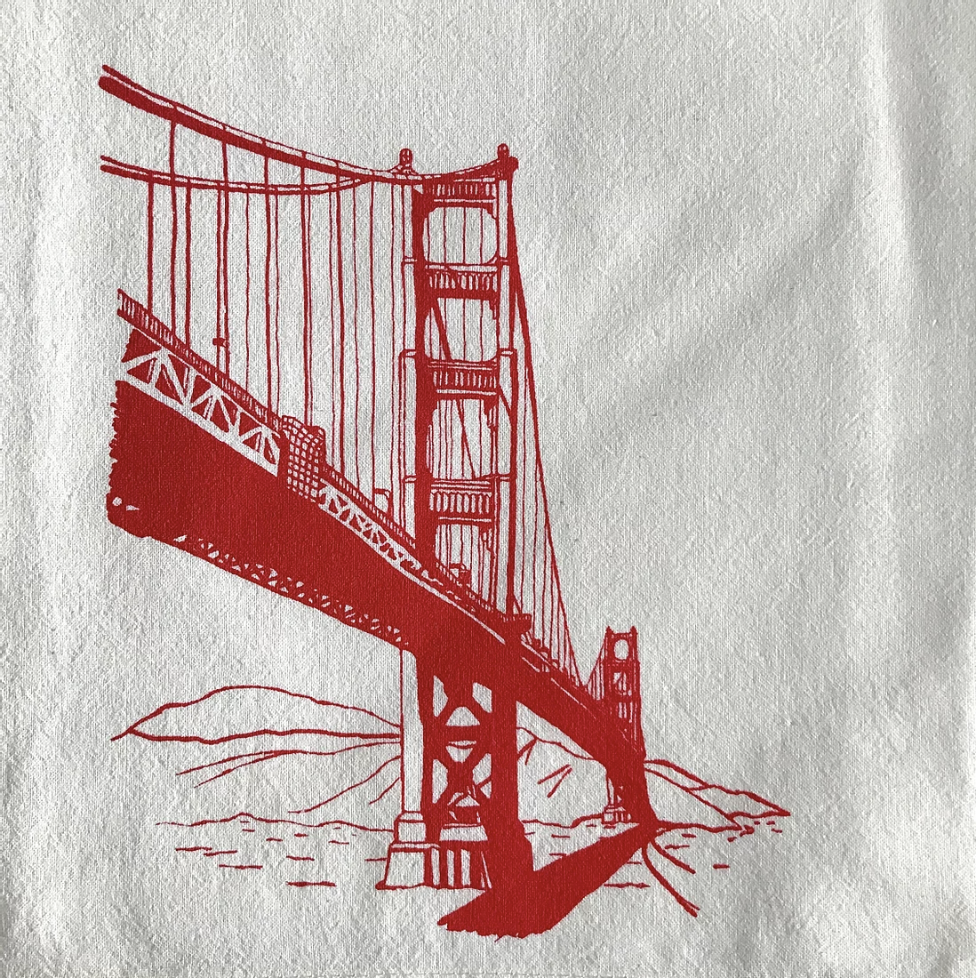 Golden Gate Bridge Tea Towel