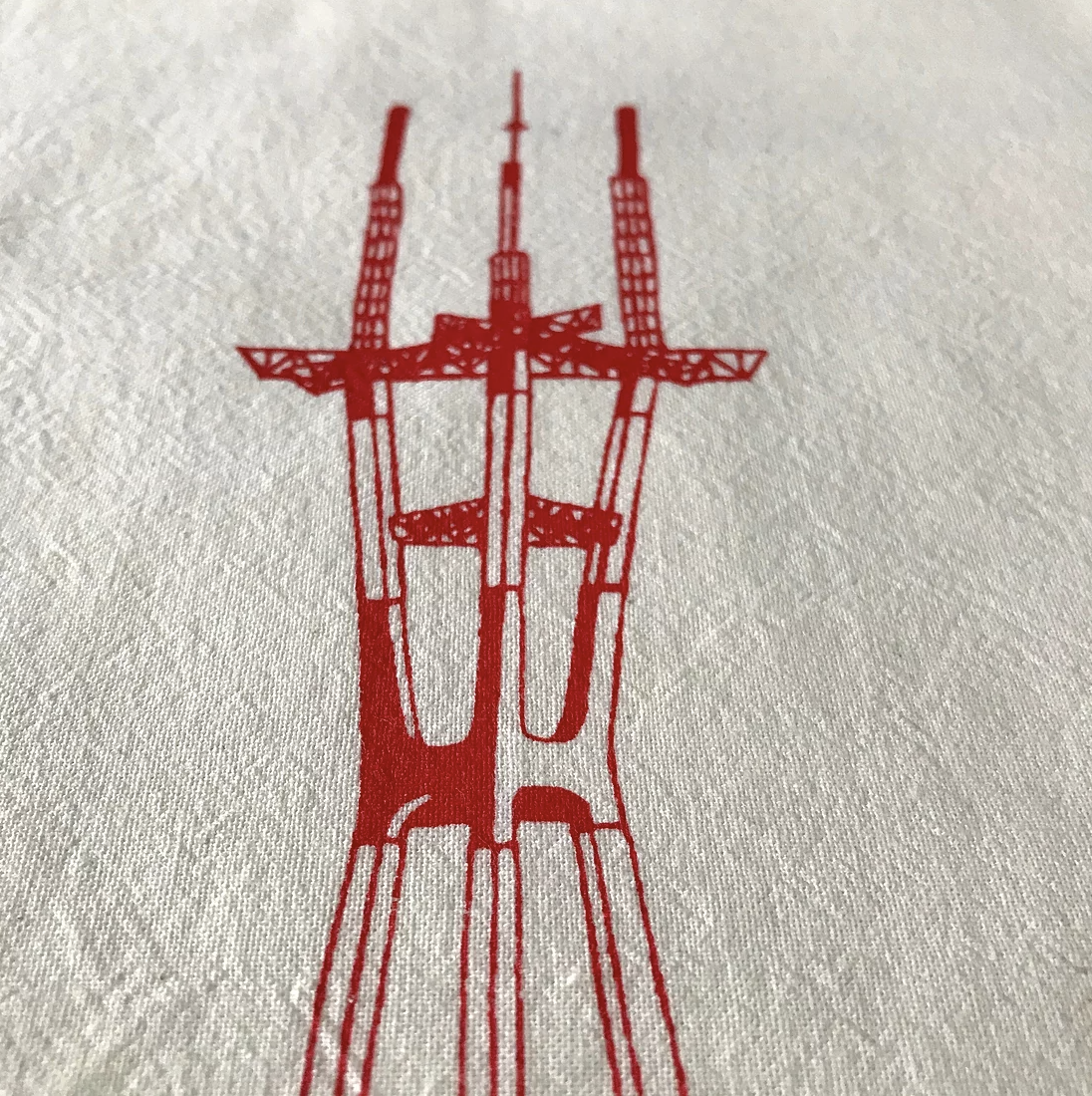 Sutro Tower Tea Towel