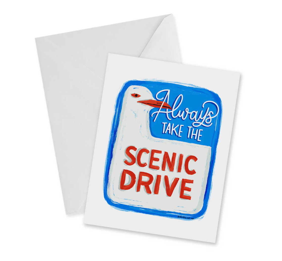 Scenic Drive Greeting Card