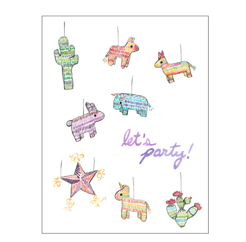 Let's Party Greeting Card