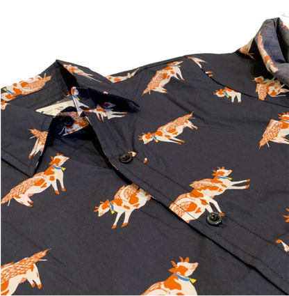 Cows Button Front Shirt