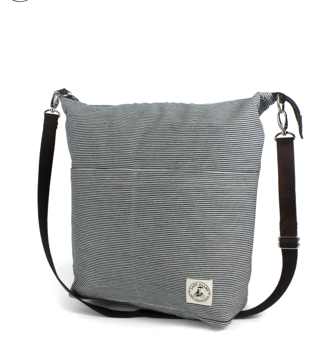 Reversible Messenger Bag - Charcoal/Railroad