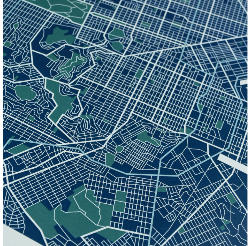 San Francisco Street Map Print