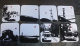SAN FRANCISCO LOVER'S PAPER COASTERS