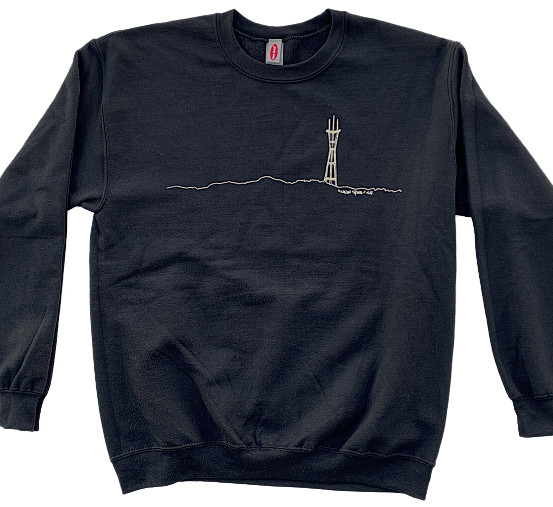 Sutro Tower Crew Pullover