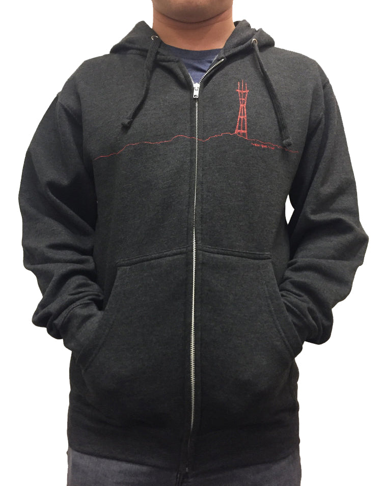 Sutro Tower Zip Hoodie