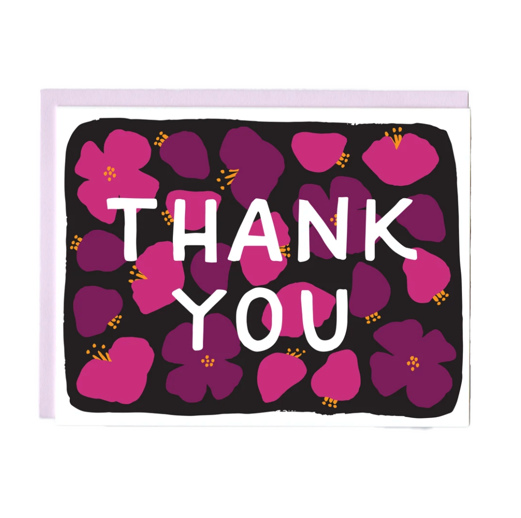 Thank You Petals Greeting Card