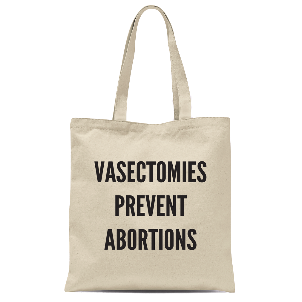 Vasectomy tote bag