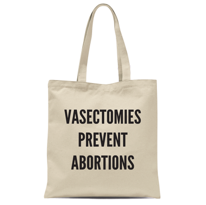 Vasectomy tote bag