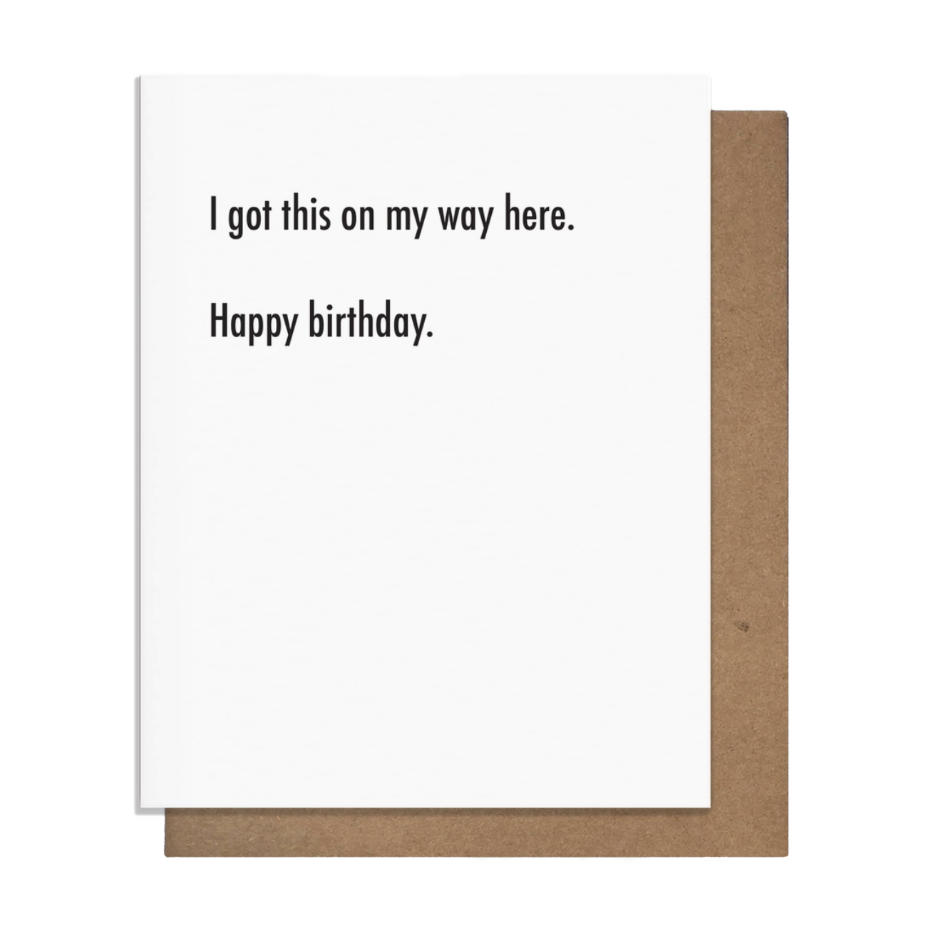 Way Here Birthday Card