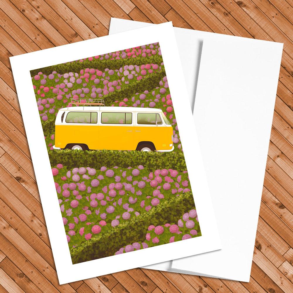 VW Buses in San Francisco art prints