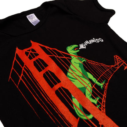 Dinosaur on Golden Gate Bridge Onesie