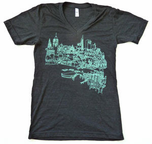 Dolores Park Unisex Vneck T-Shirt