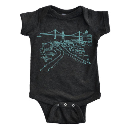 Ferry Building Baby Onesie