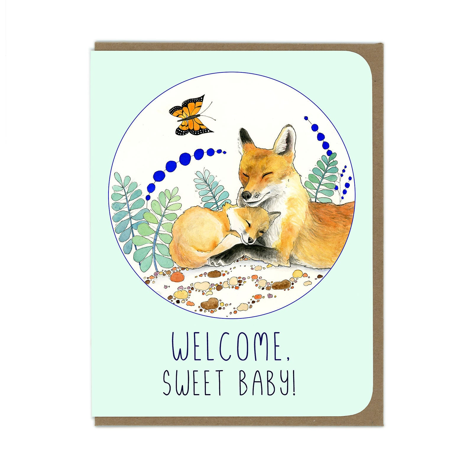 Welcome Sweet Baby Greeting Card