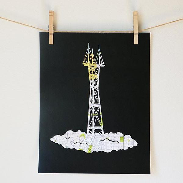 Sutro Tower Card