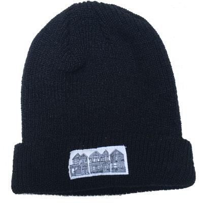 Victorian Houses Patch Beanie