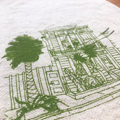 Victorian House Tea Towel