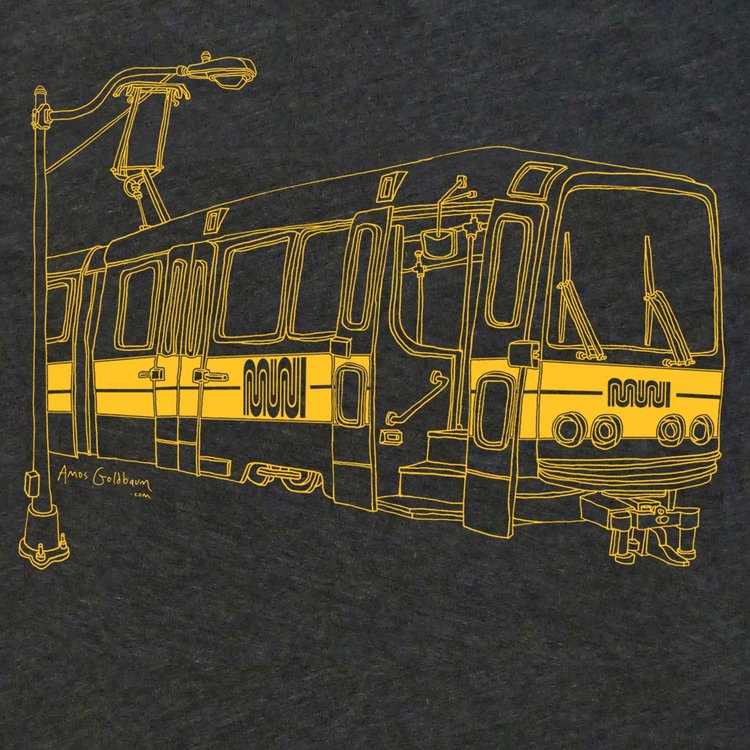 Muni Bus Men's T-Shirt